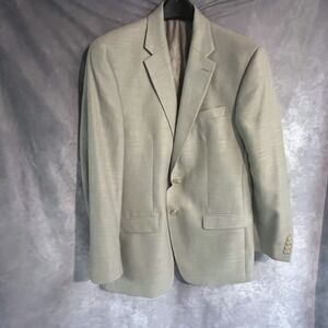 Lauren Ralph Lauren Blazer Men's 40R Beige‎  Button Up Sport Coat Blazer  Peppy